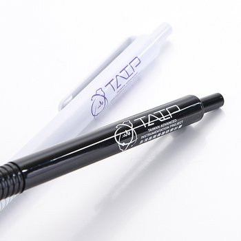 廣告筆-造型防滑筆管禮品-單色原子筆-二款筆桿可選-採購訂製贈品筆_17