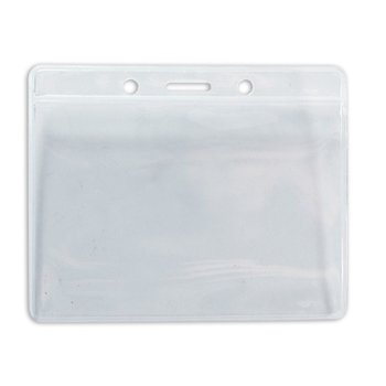 PVC識別證套-10x8cm(內卡 9.4x6.5cm)-透明塑膠無印刷_0