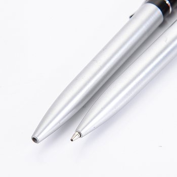 廣告筆-按壓式環保筆管推薦禮品單色原子筆-採購客製印刷贈品筆_2