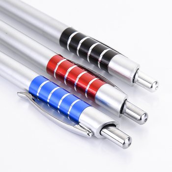 廣告筆-按壓式環保筆管推薦禮品單色原子筆-採購客製印刷贈品筆_3