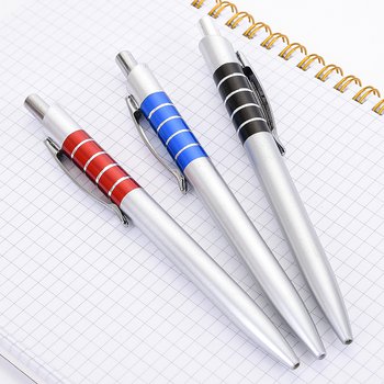 廣告筆-按壓式環保筆管推薦禮品單色原子筆-採購客製印刷贈品筆_4