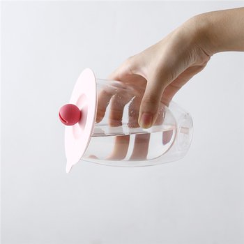 可放湯匙防水密封矽膠杯蓋-可加印LOGO客製化印刷_1