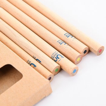 鉛筆-盒裝6色鉛筆廣告印刷禮品-環保廣告筆-採購客製印刷贈品筆_3