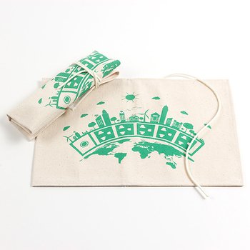 捲式餐具袋-本白帆胚布-單面單色印刷_0