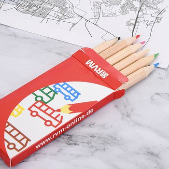 鉛筆-盒裝6色鉛筆廣告印刷禮品-環保廣告筆-採購客製印刷贈品筆_4