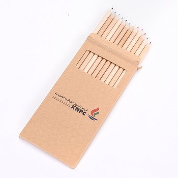鉛筆-盒裝12色鉛筆廣告印刷禮品-環保廣告筆-採購客製印刷贈品筆_0