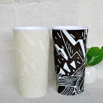 日本風格魔術變色塑膠咖啡杯-可客製化印刷LOGO_2