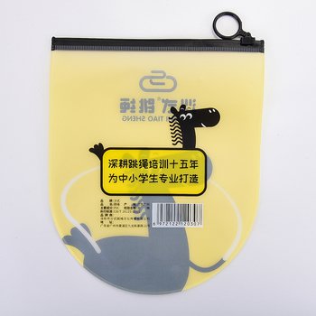 PVC磨砂造型夾鏈袋-17x20.5cm-雙面彩色印刷_1