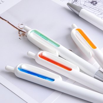 廣告筆-按壓式環保筆管推薦禮品單色原子筆-採購客製印刷贈品筆_4