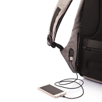 拉鍊後背包-聚酯纖維-RFID防盜+USB_3