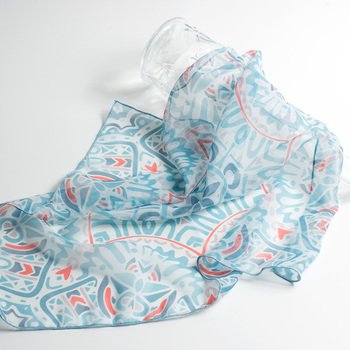 雪紡紗絲巾-42x42cm雪紡紗布-單面彩色印刷_1