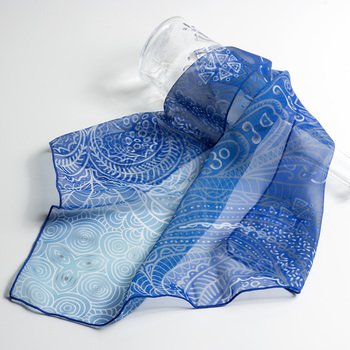 雪紡紗絲巾-42x42cm雪紡紗布-單面彩色印刷_0
