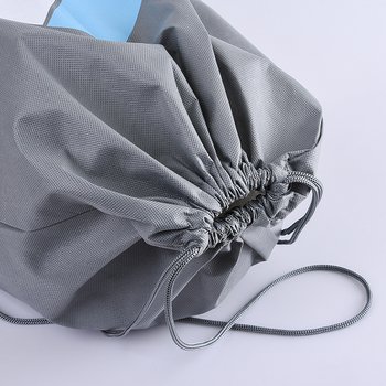 不織布束口背袋-厚度100G-尺寸W45*H55-雙色單面-可客製化印刷LOGO_2
