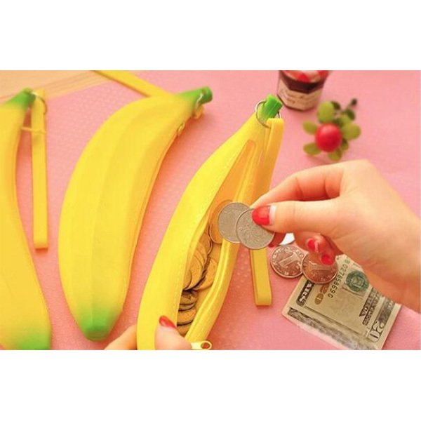 香蕉造型拉鍊錢包_3