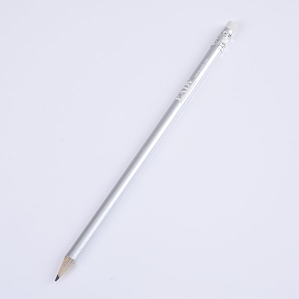 亮眼金銀烤漆鉛筆-橡皮擦頭廣告筆-可客製化加印LOGO_11