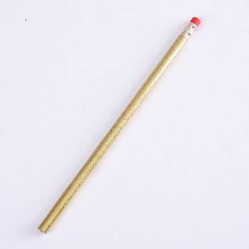 原木鉛筆-亮粉圓形橡皮擦頭印刷筆桿禮品-廣告環保筆-客製化印刷贈品筆_0
