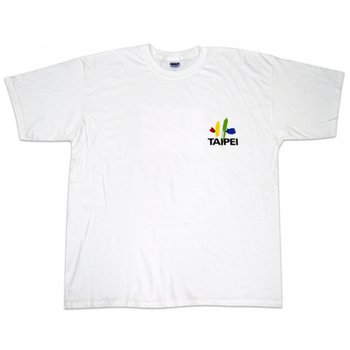 廣告T恤-本白純棉衣服/可選尺寸-雙面單色印刷_0