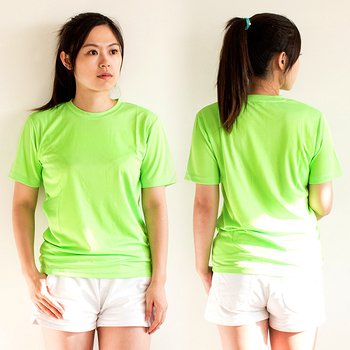 螢光T恤-吸濕排汗衣服/可選色及尺寸-單面單色印刷_3
