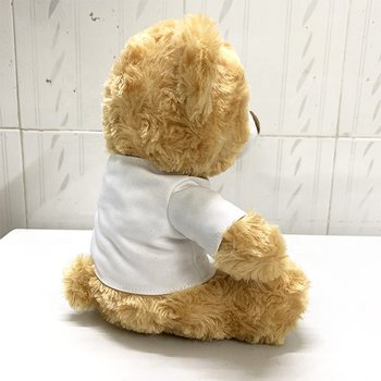 玩偶-20cm填充玩具-轉印T恤泰迪熊_3