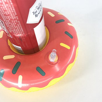 甜甜圈造型充氣杯架_3