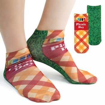 單色短筒襪-M號 彈性纖維-雙面彩色印刷_0