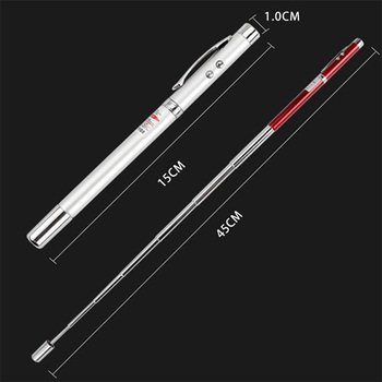 多功能廣告筆-二合一廣告筆-伸縮棒+紅色雷射筆_2