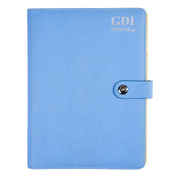 16K工商日誌-Tiffany藍綠色磁扣活頁筆記本-可訂製內頁及客製化加印LOGO_0