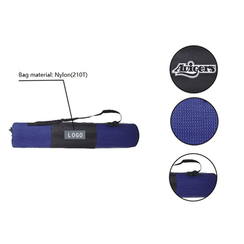 雙層PVC瑜珈墊-3mm-附提帶-袋印刷單色LOGO_1