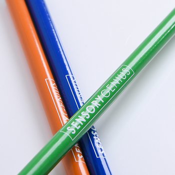 鉛筆-圓形橡皮擦頭印刷筆桿禮品-廣告環保筆-客製化印刷贈品筆_2