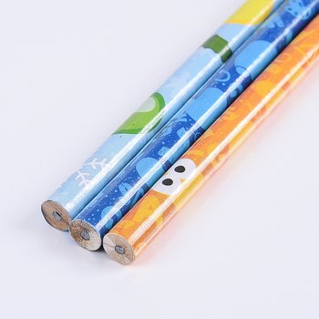 滿版印刷環保鉛筆-圓形兩切頭印刷廣告筆-採購批發製作贈品筆_6