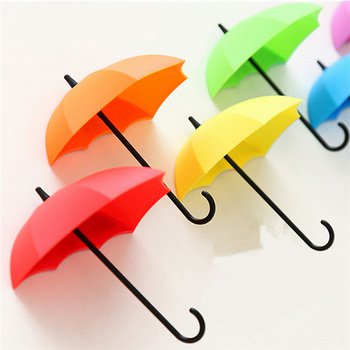 鑰匙架-雨傘造型懸掛式鑰匙多功能架(3個一組)-可客製化印刷logo _1
