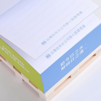 方型紙磚-7x7x3.5cm五面單色印刷-內頁印刷附棧板便條紙_1