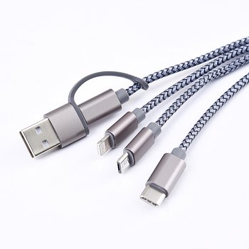 充電線-USB-四合一USB充電線-客製化商品可印刷-推薦_1
