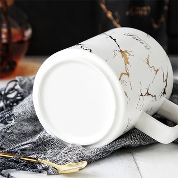 陶瓷咖啡杯-霧面大理石-可客製化印刷LOGO_4