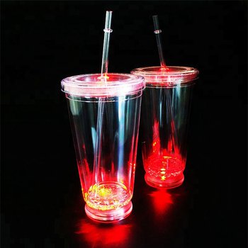 470ml塑膠吸管杯-LED發光吸管杯_2