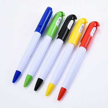 廣告筆-按壓式卡通表情筆-單色原子筆-工廠客製化印刷贈品筆_5