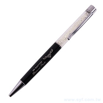 廣告純水晶筆(金屬鋁管)商務水鑽廣告原子筆-客製批發贈品筆 _0