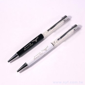 廣告純水晶筆(金屬鋁管)商務水鑽廣告原子筆-客製批發贈品筆 _1