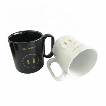 陶瓷馬克杯-350ml(附USB保溫盤+無線手機充電器)-可客製化印刷LOGO_2