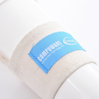 環保杯袋-12安米色帆布杯套-可客製化印刷企業LOGO或宣傳標語 _1