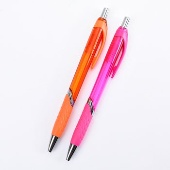 廣告筆-防滑透明筆管廣告筆-單色原子筆-工廠客製化印刷贈品筆_3