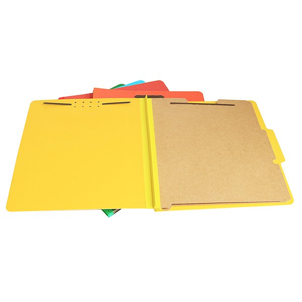 A4彩色紙板文件夾-附鐵夾資料夾_4