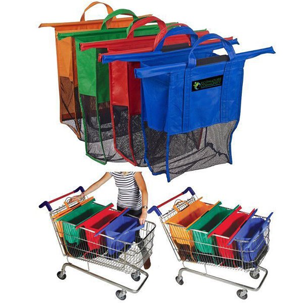 超市購物手推車可折疊購物袋組_2