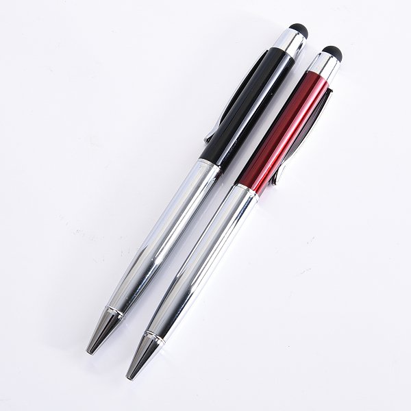 觸控筆-商務電容禮品多功能廣告筆-半金屬單色原子筆-採購訂製贈品筆_7