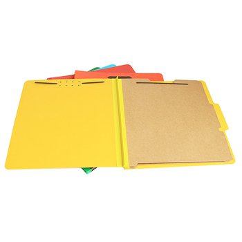 A4彩色紙板文件夾-附鐵夾資料夾_3