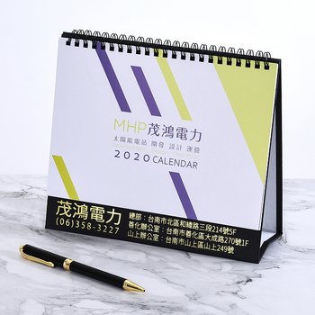 25開(G16K)桌曆-20.5x14.5cm客製化創意桌曆製作-三角桌曆禮贈品印刷_5