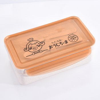 小麥纖維環保餐盒-雙層附叉匙-便攜環保盒-可客製化印刷logo_0