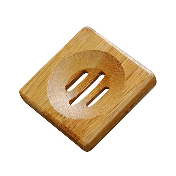 桌上型單層竹木肥皂盒-正方形_1