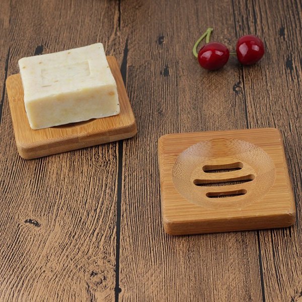 桌上型單層竹木肥皂盒-正方形_3