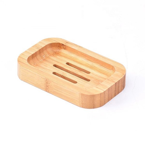 桌上型單層竹木肥皂盒-長方形_2